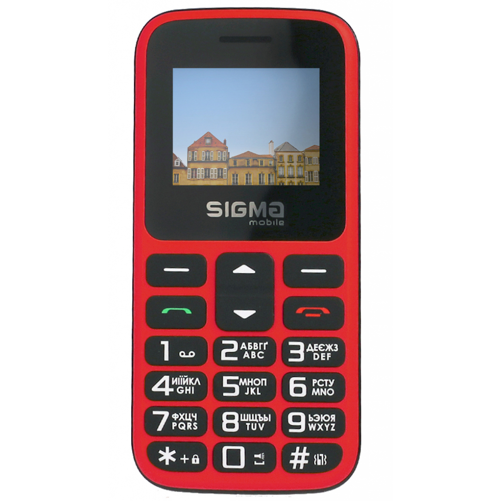 Мобильный телефон Sigma Comfort 50 HIT2020 Red (4827798120958)