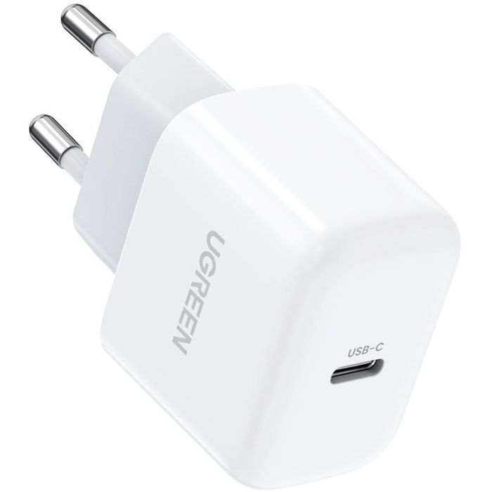 Зарядний пристрій Ugreen CD241 Mini PD 20W Fast Charger (White) (10220) зображення 2