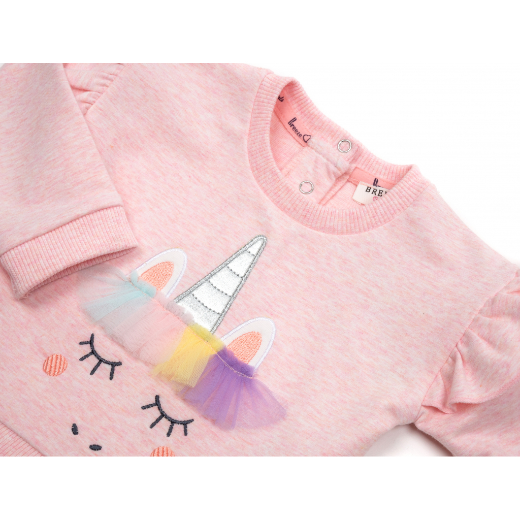 Набір дитячого одягу Breeze з єдинорогом (16060-74G-peach) зображення 7