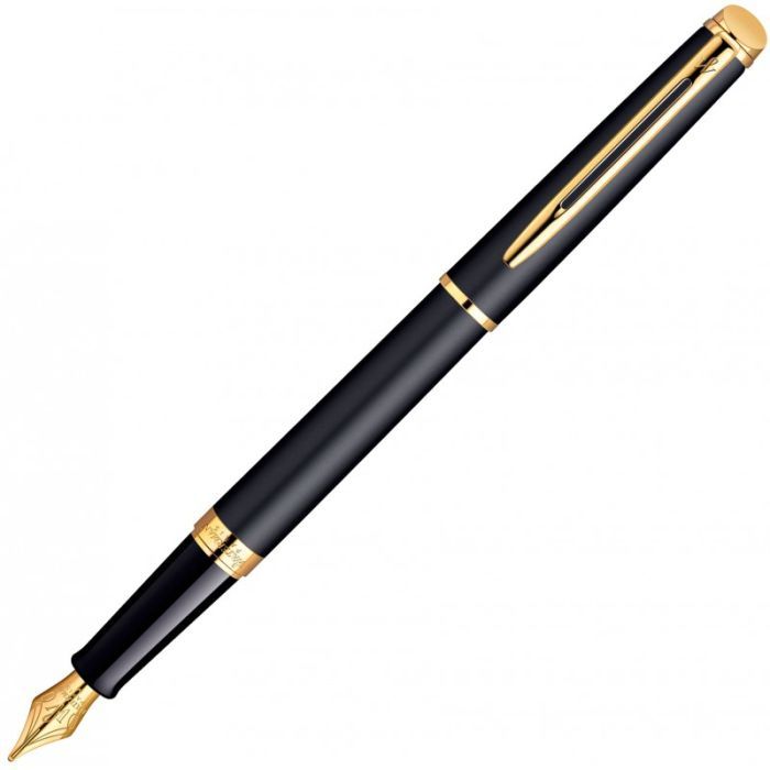 Ручка перьевая Waterman HEMISPHERE Mаtte Black  FP F (12 003) изображение 3