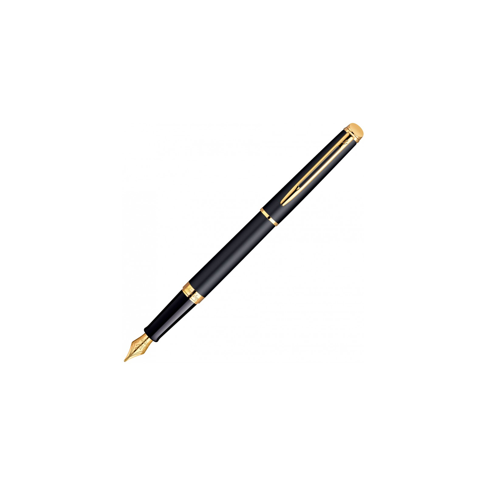 Ручка перьевая Waterman HEMISPHERE Mаtte Black  FP F (12 003) изображение 3
