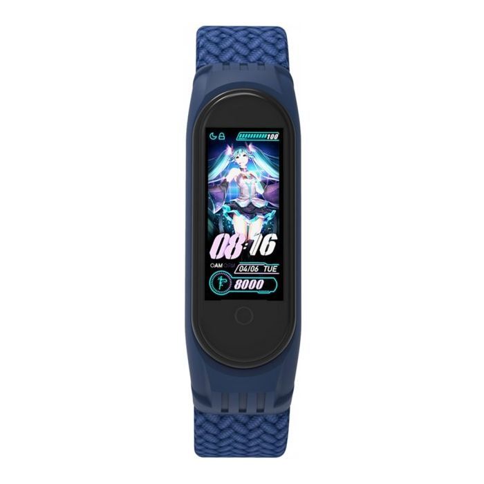 Ремінець до фітнес браслета Armorstandart Braided Solo Loop для Xiaomi Mi Band 4/5/6 Blue size M (ARM58764) зображення 2