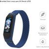 Ремінець до фітнес браслета Armorstandart Braided Solo Loop для Xiaomi Mi Band 4/5/6 Blue size M (ARM58764) зображення 3