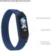 Ремінець до фітнес браслета Armorstandart Braided Solo Loop для Xiaomi Mi Band 4/5/6 Blue size M (ARM58764) зображення 4