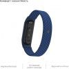 Ремінець до фітнес браслета Armorstandart Braided Solo Loop для Xiaomi Mi Band 4/5/6 Blue size M (ARM58764) зображення 5