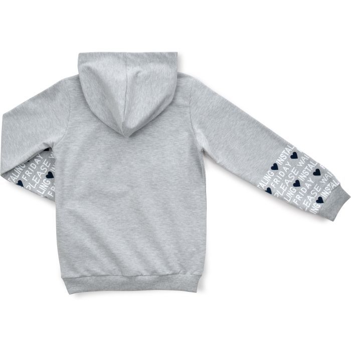Кофта дитяча Breeze худі (16595-134G-gray) зображення 2