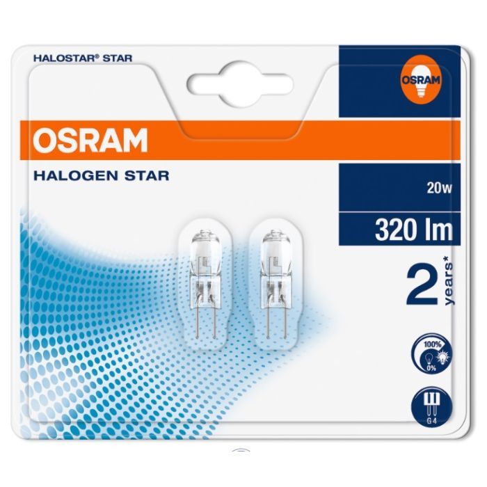 Лампочка Osram LEDVANCE HALOPIN ECO 20W / 320Lm / 2000K G4 12V (4008321201836) изображение 3