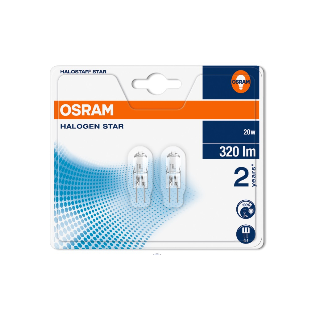 Лампочка Osram LEDVANCE HALOPIN ECO 20W / 320Lm / 2000K G4 12V (4008321201836) зображення 3