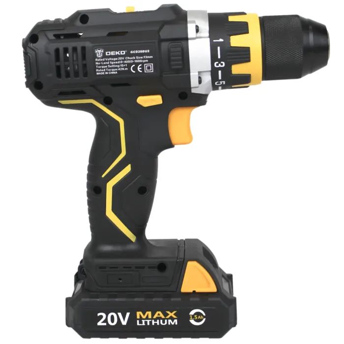 Шуруповерт Deko GCD20DU2A зображення 3