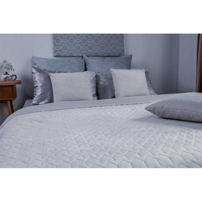Покрывало Руно двустороннее VeLour Жемчужное 220 х 240 см (330.55_Ice) изображение 7