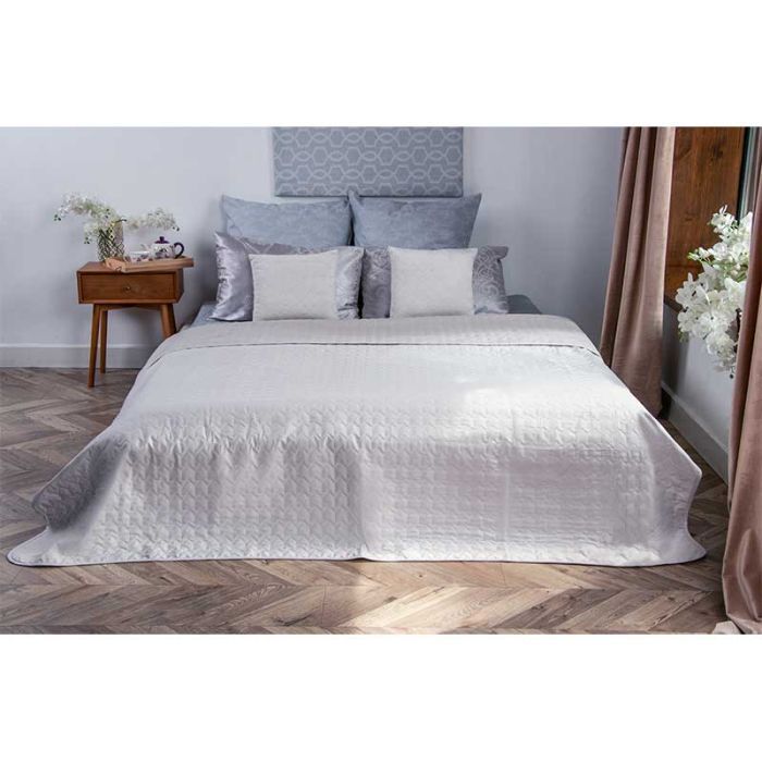 Покрывало Руно двустороннее VeLour Жемчужное 220 х 240 см (330.55_Ice) изображение 9