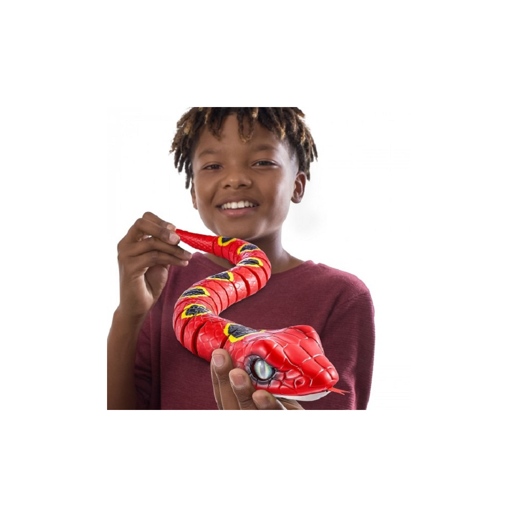 Інтерактивна іграшка Pets & Robo Alive Червона змія (7150-2) зображення 2