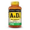 Витамин Mason Natural Витамины А и D3, Vitamins A & D3, 100 гелевых капсул (MAV05311)