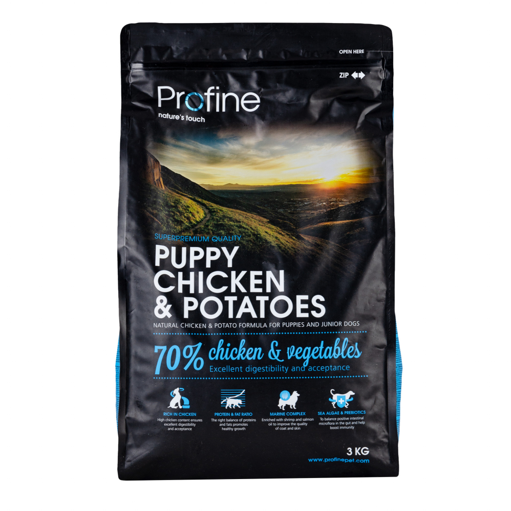 Сухой корм для собак Profine Puppy Chicken с курицей и картофелем 3 кг (8595602517374) изображение 2