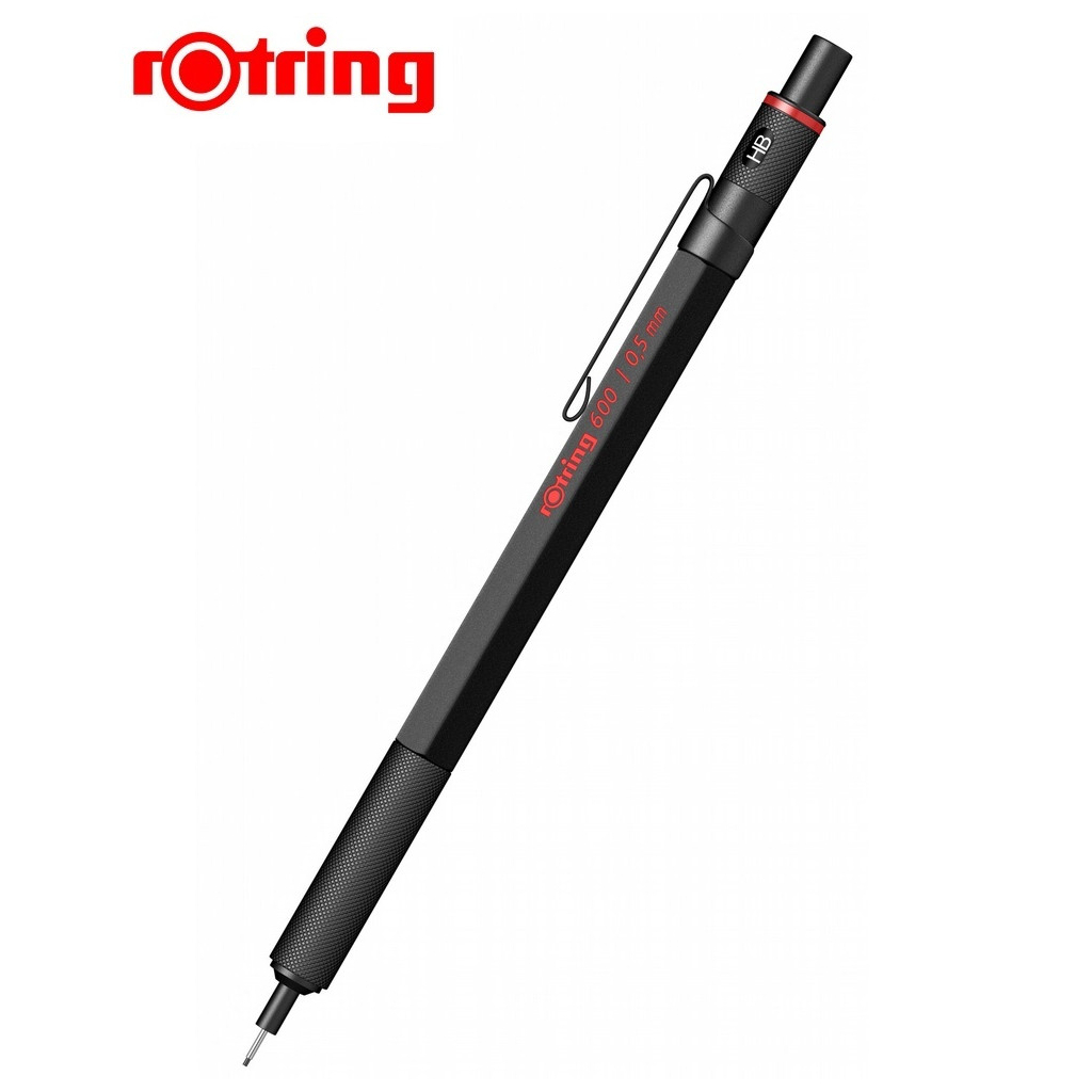 Карандаш механический Rotring Drawing ROTRING 600 Black PCL 0,5 (R1904443) изображение 6