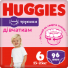 Підгузки Huggies Pants 6 (15-25 кг) для дівчаток 96 шт (5029054237472)