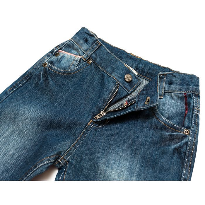Джинсы детские Aziz с потертостями (12613-110B-blue) изображение 3