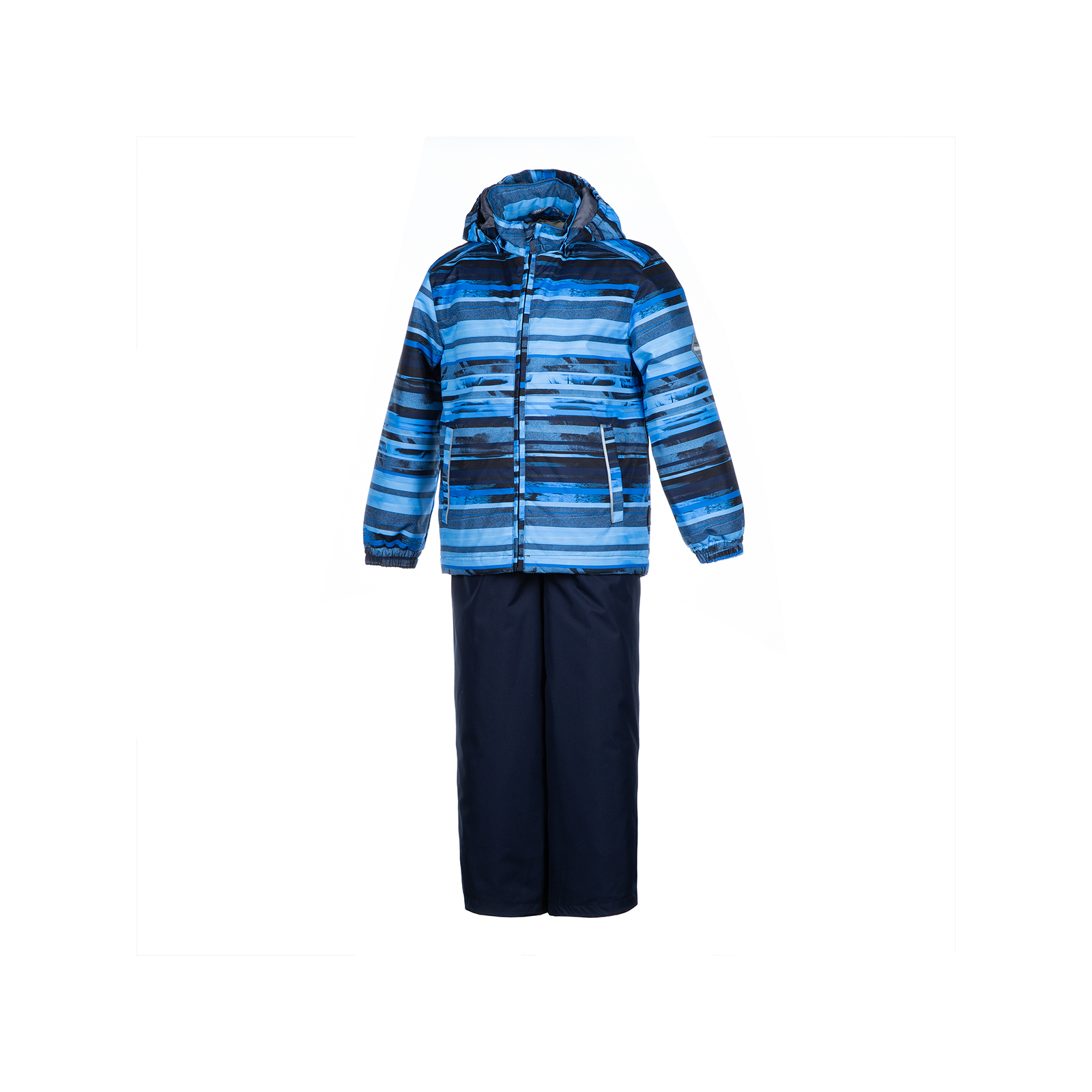 Комплект верхней одежды Huppa YOKO 1 41190114 синий с принтом/тёмно-синий 128 (4741468761343)