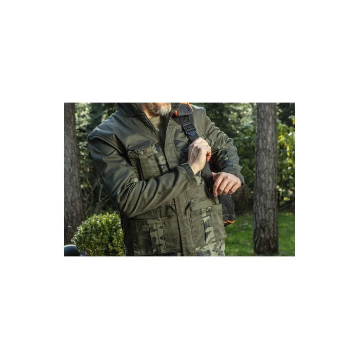 Куртка робоча Neo Tools CAMO, розмір XXL (56), 255 г/м2, високий комір, кишені на бл (81-211-XXL) зображення 9