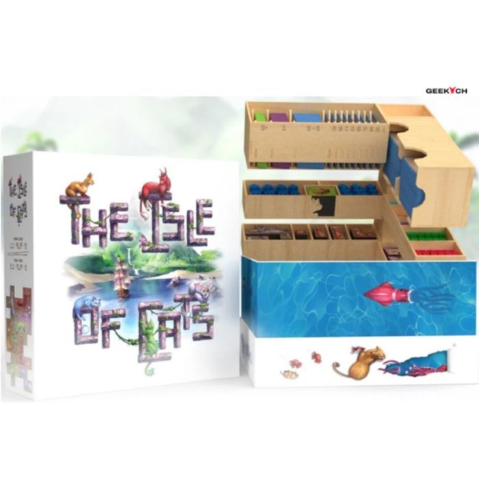 Настольная игра Geekach Games Остров кошек. Органайзер Big '2-minute' Box (дополнение), украинский (GKCH001org) изображение 2
