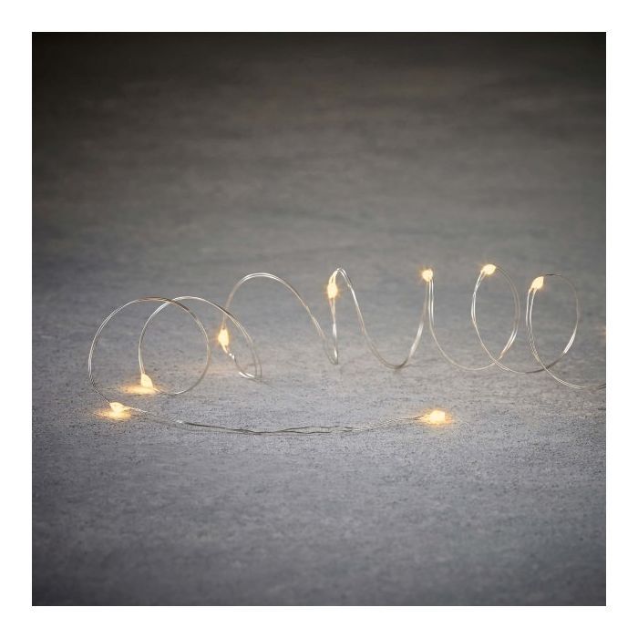 Гирлянда Luca Lighting Струна серебряная 18 м теплый белый (8718861853261)