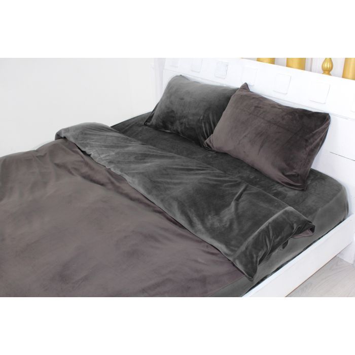 Постільна білизна MirSon Велюр Winter Frost 28-0005 + 28-0003 Anemone Velvet 200х220 (2200004009049) зображення 3
