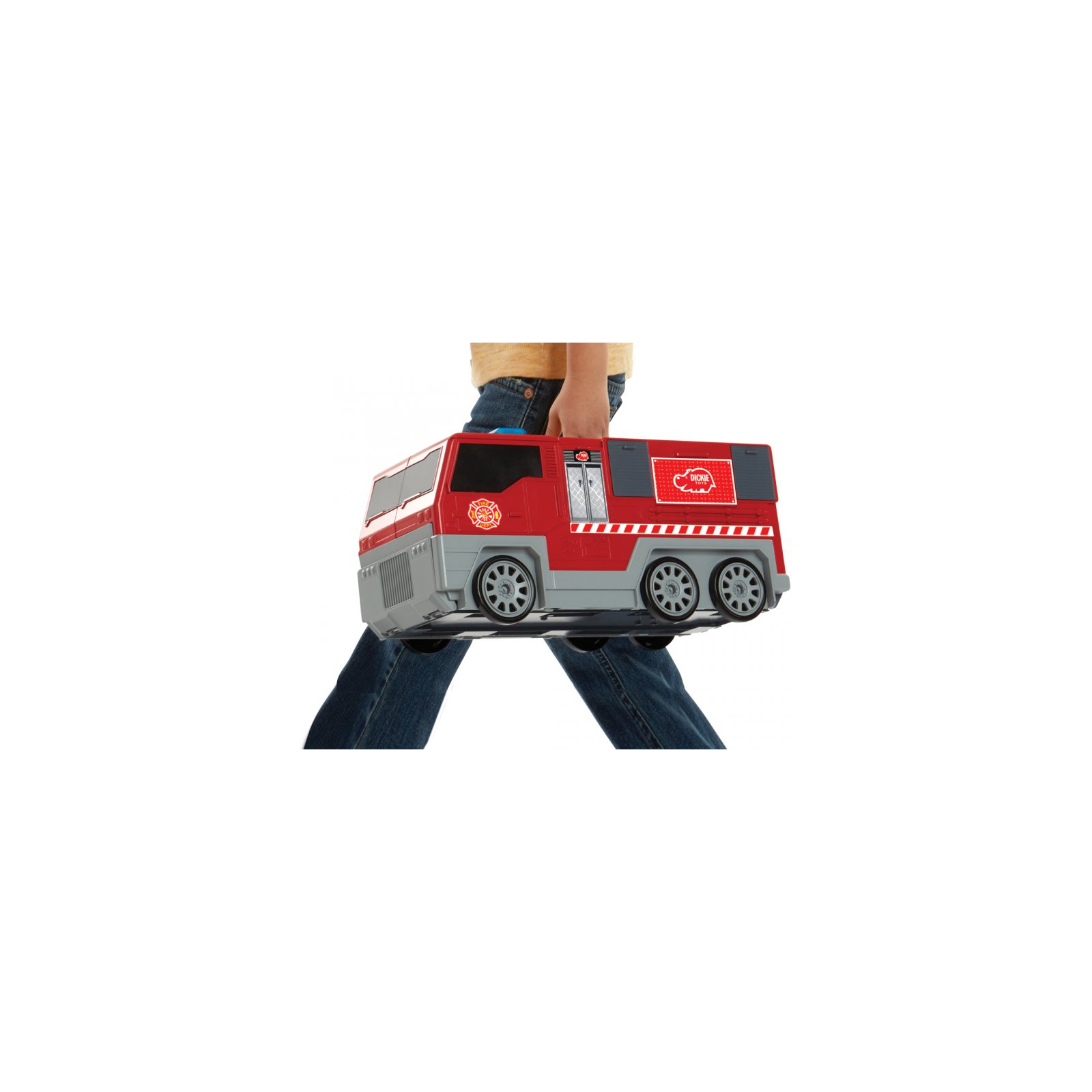Игровой набор Dickie Toys 2 в 1 Пожарная машина. Разверни город (3719005) изображение 7