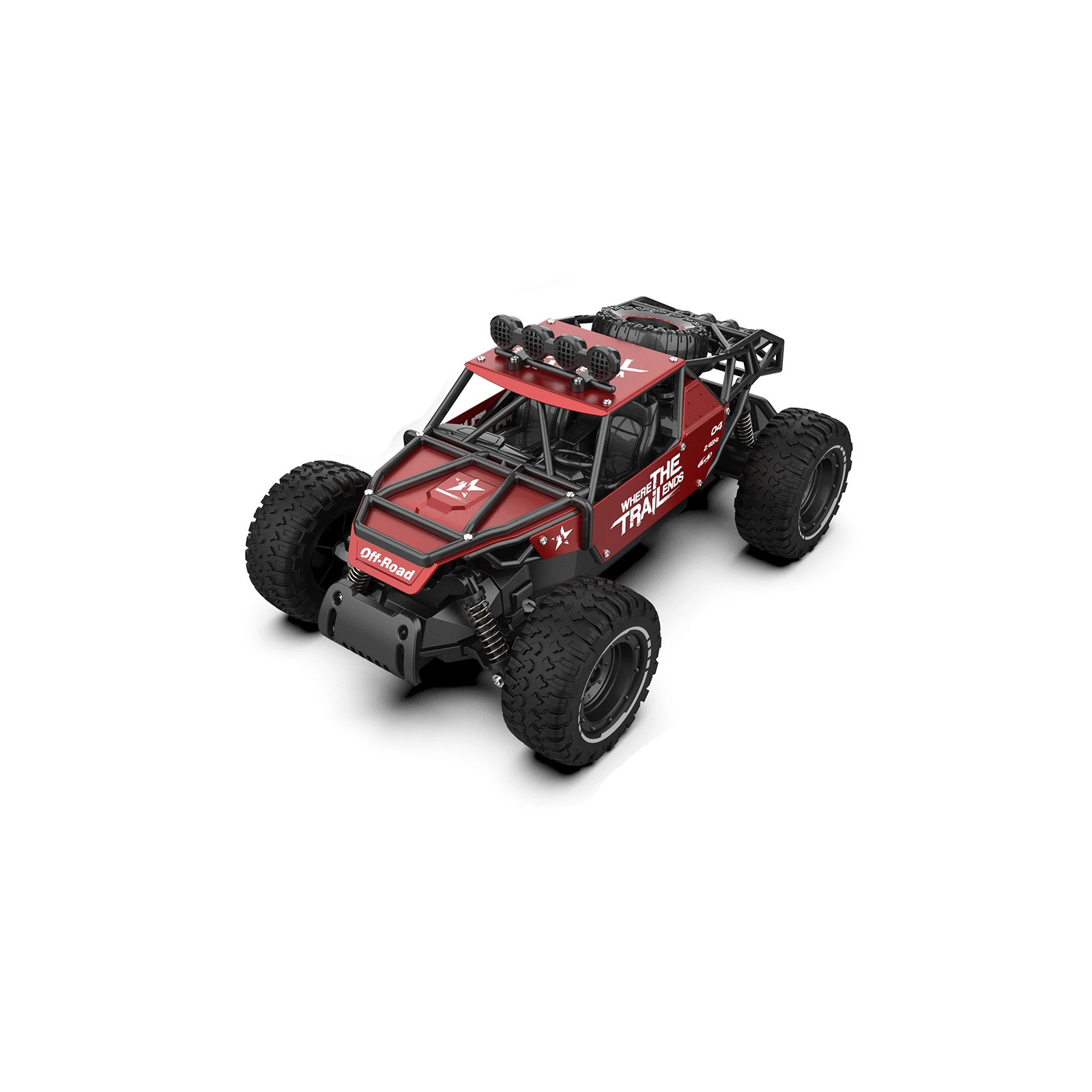 Радіокерована іграшка Sulong Toys OFF-ROAD CRAWLER - RACE (матовий червоний, метал. корпус, аккум.6V, 1:14) (SL-309RHMR)