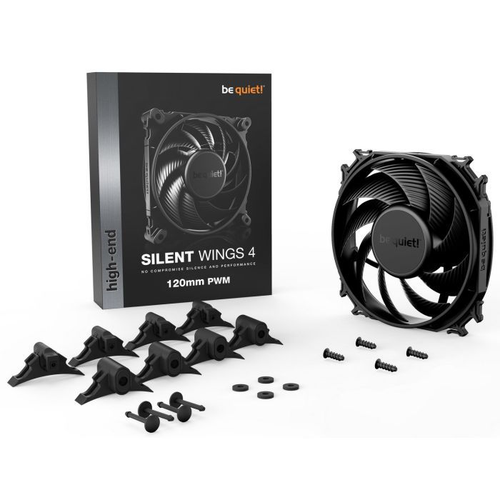 Кулер для корпуса Be quiet! Silent Wings 4 120mm PWM (BL093) изображение 4