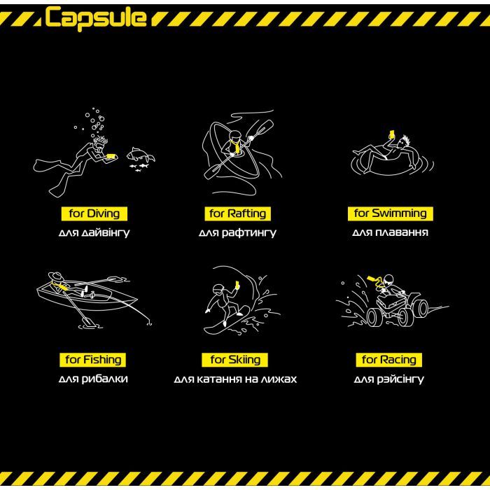 Чохол до мобільного телефона Armorstandart Capsule Waterproof Case Yellow (ARM59234) зображення 2