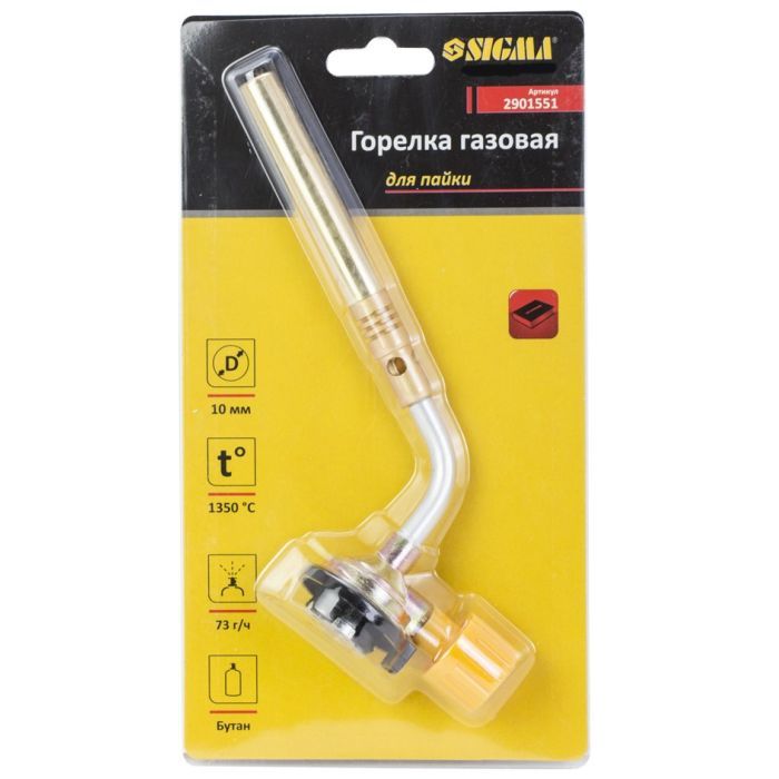 Газовый паяльник Sigma 10мм (2901551) изображение 5
