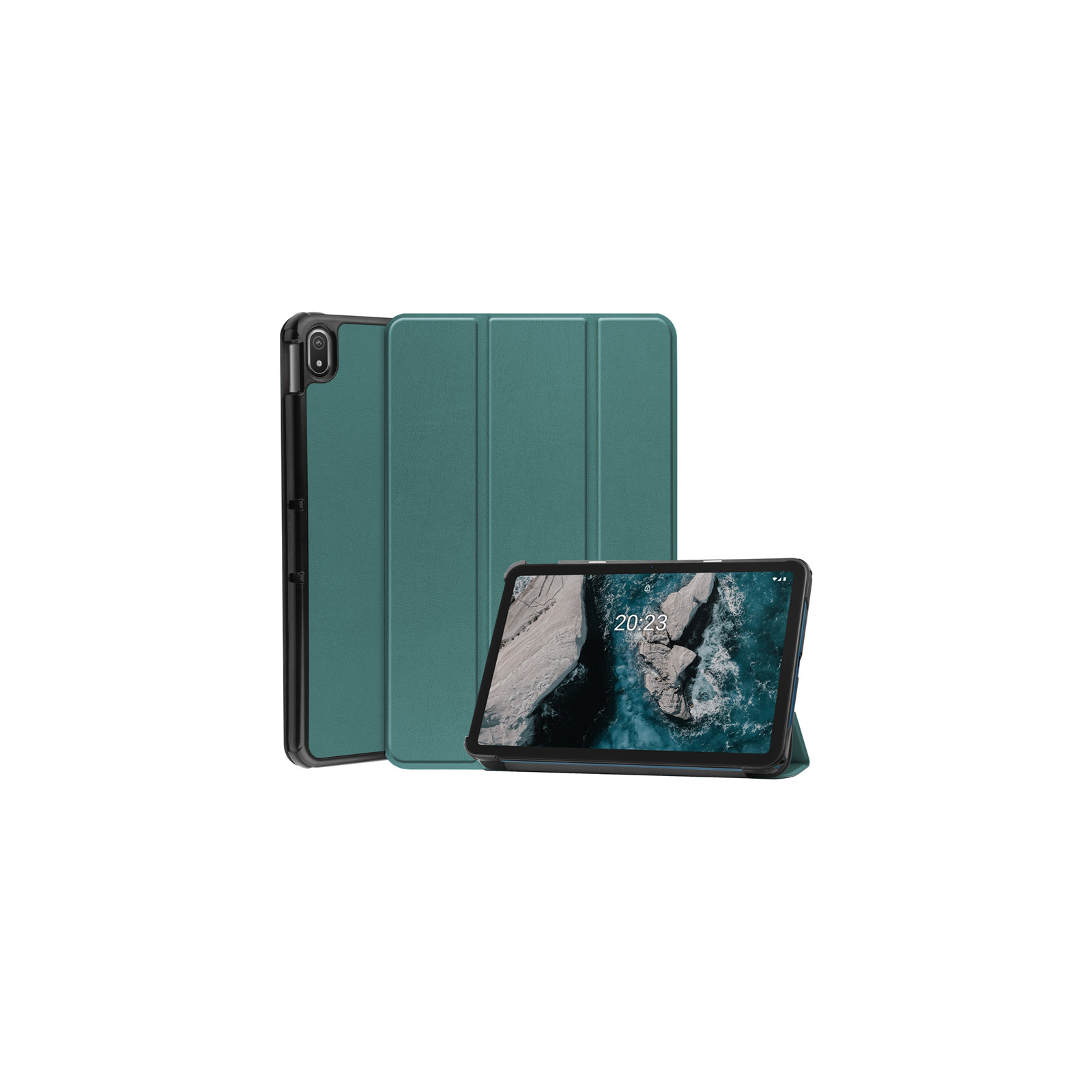Чехол для планшета BeCover Smart Case Nokia T20 10.4" Dark Green (708043) изображение 7