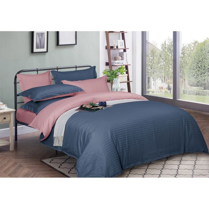 Підковдра MirSon Satin Stripe 30-0020 + 30-0007 Edarin 143х210 см (2200005265819)