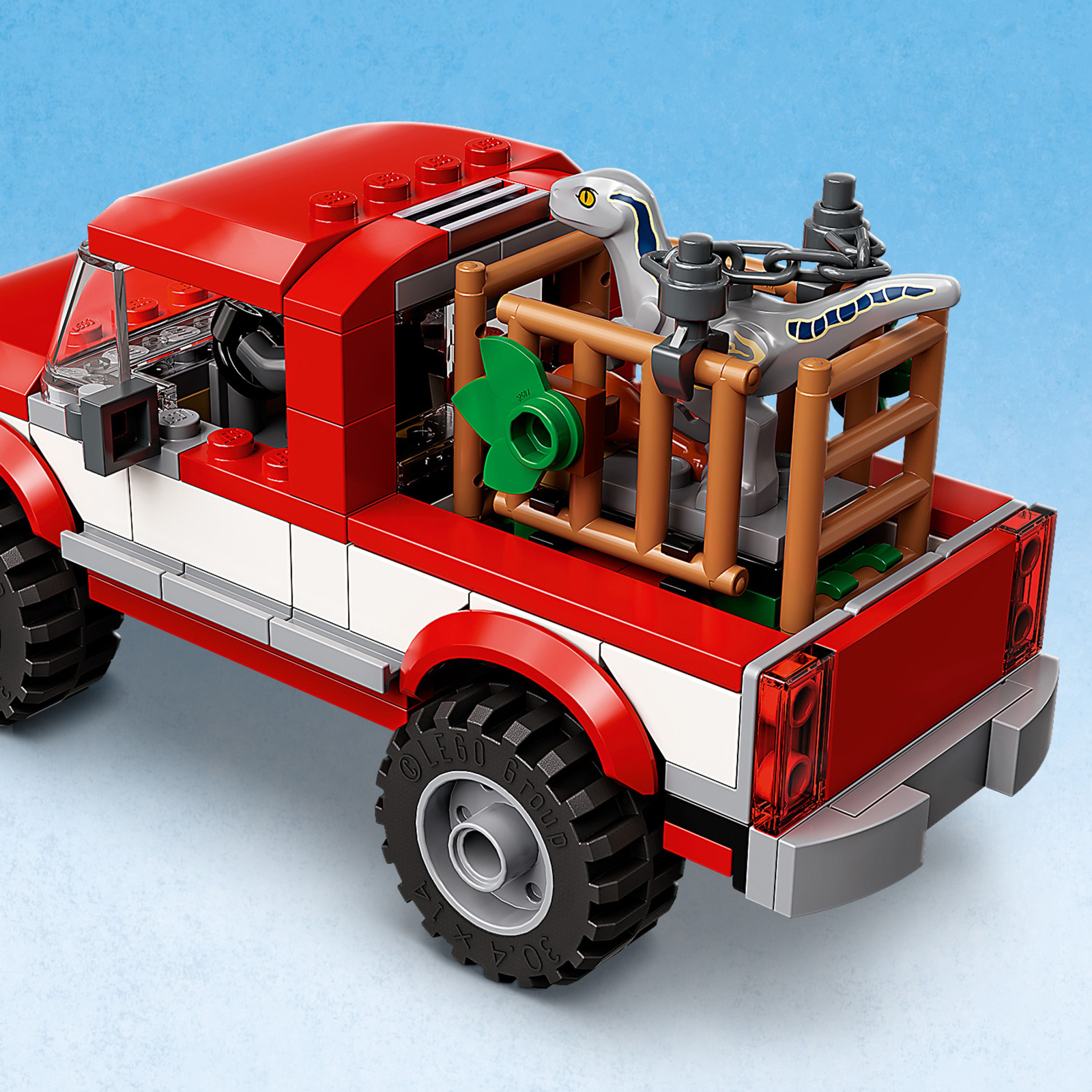 Конструктор LEGO Jurassic World Полювання на Блу і Бета-велоцираптора 181 деталь (76946) зображення 7