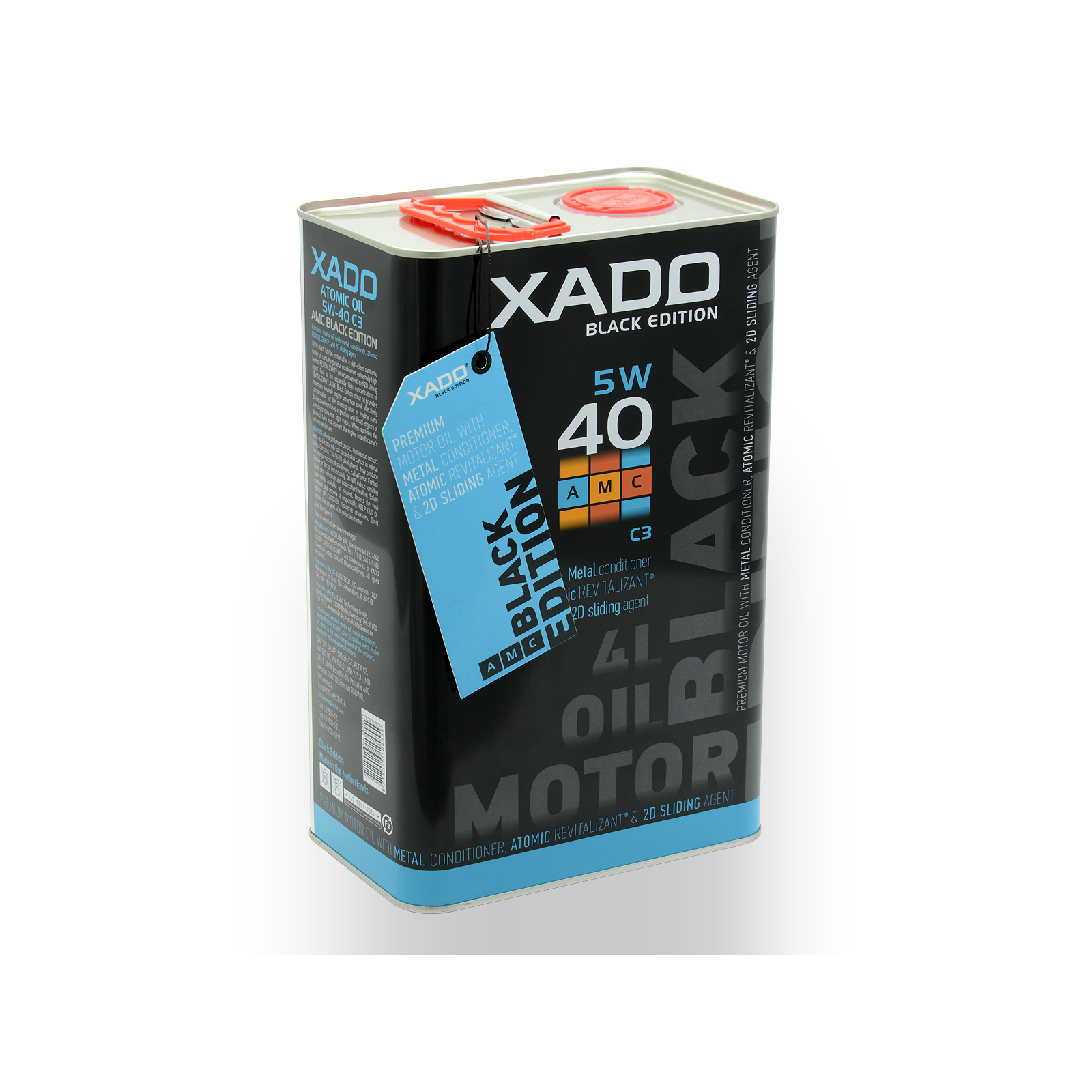 Моторна олива Xado 5W-40 C3 АМС black edition 4 л (XA 25274)
