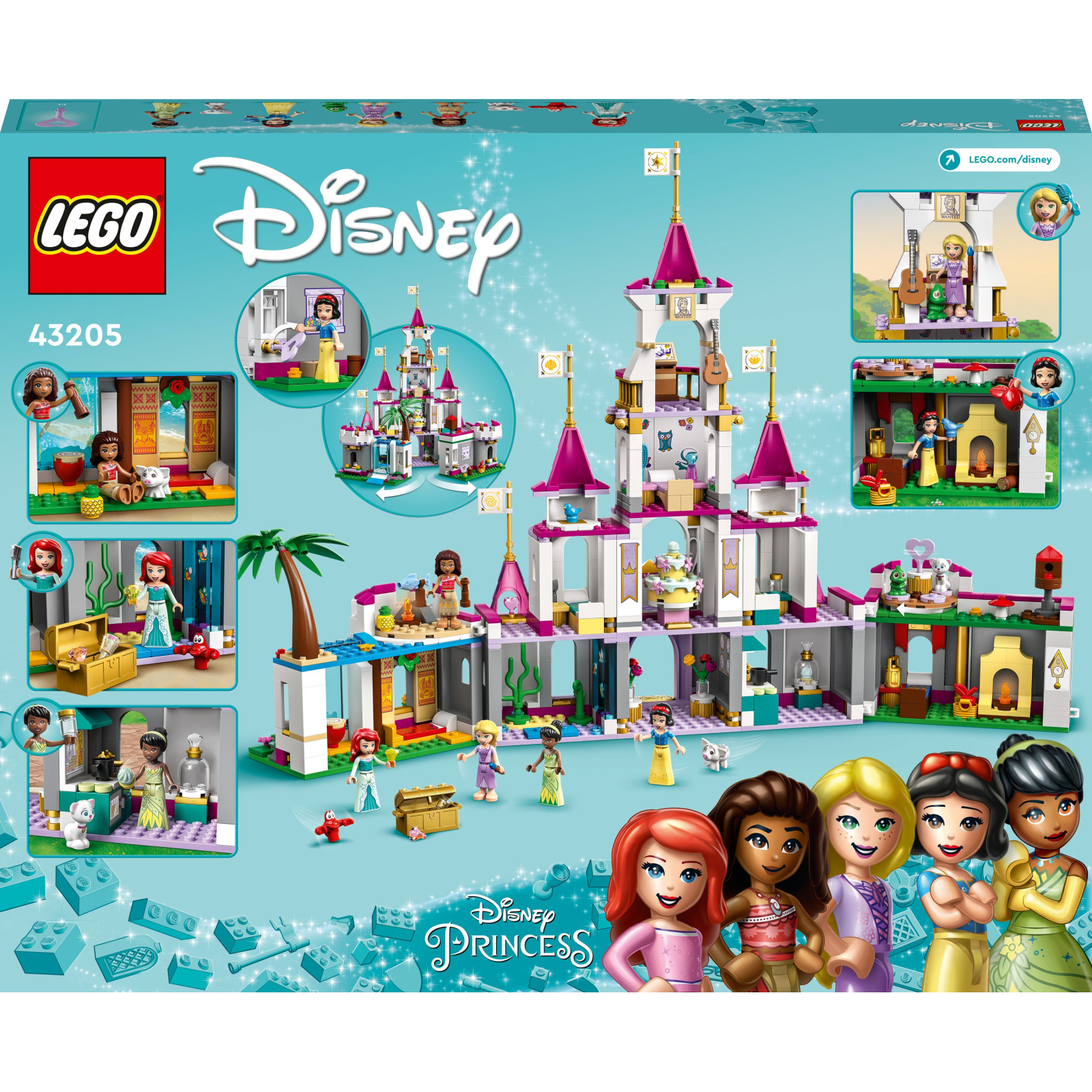 Конструктор LEGO Disney Princess Замок невероятных приключений 698 деталей (43205) изображение 10