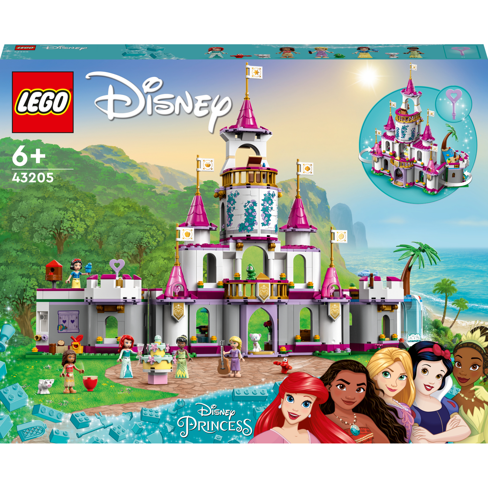 Конструктор LEGO Disney Princess Замок невероятных приключений 698 деталей (43205)