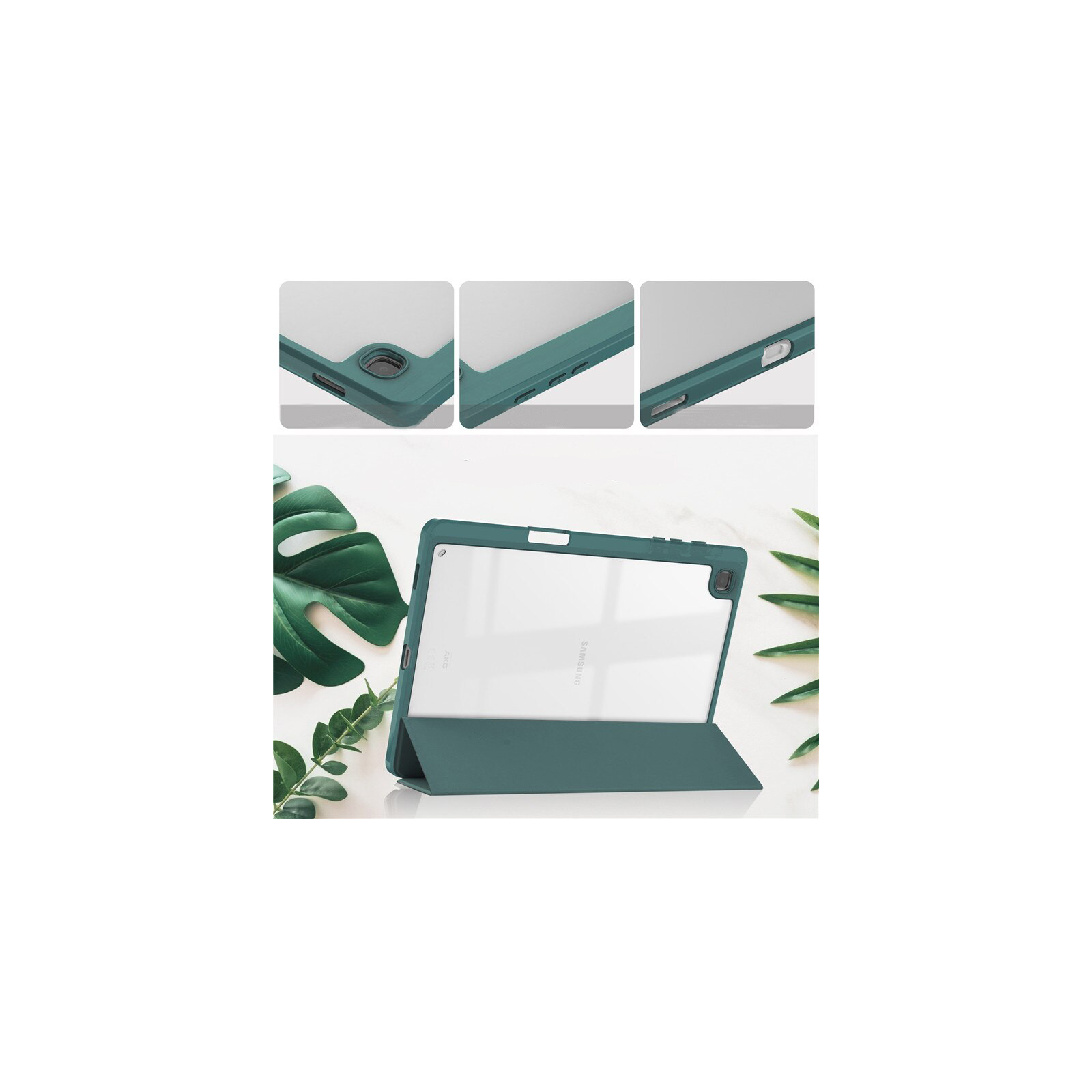Чехол для планшета BeCover Soft Edge Pencil Mount Samsung Galaxy Tab S6 Lite 10.4 P610/P613/P615/P619 Dark Green (708353) изображение 5