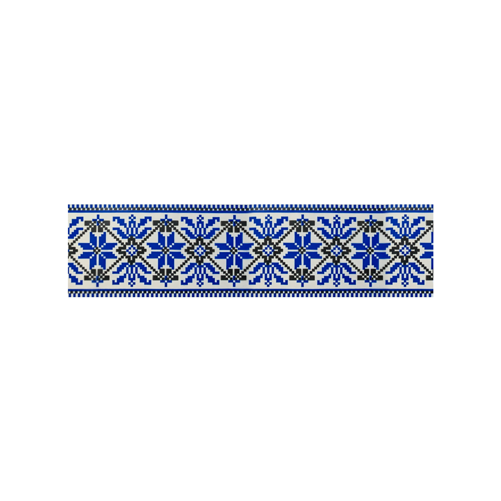 Скотч Buromax Вышиванка 48 мм х 35 м Синяя (BM.7007-68) изображение 2
