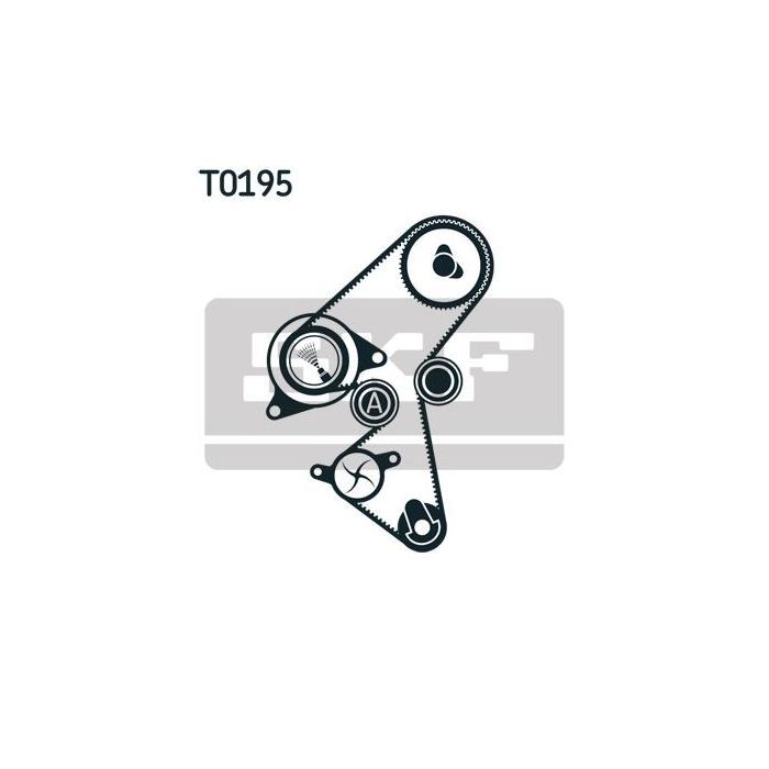 Комплект ременя ГРМ з помпой SKF VKMC 03318 зображення 2 Комплект ременя ГРМ з помпой SKF VKMC 03318 зображення 2