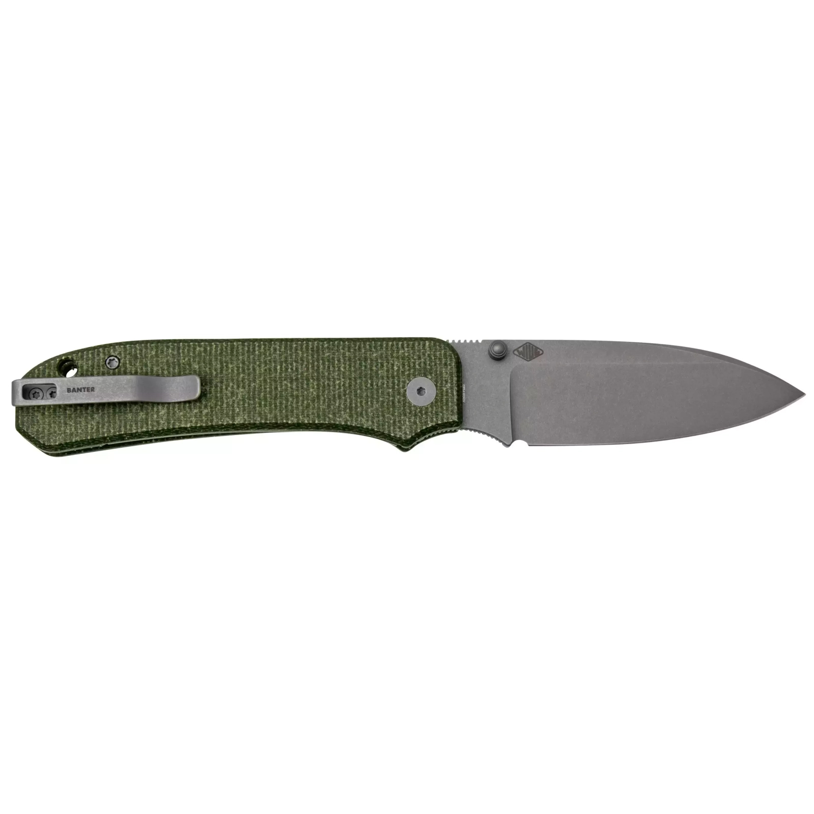 Нож Weknife Big Banter Dark Green Micarta (WE21045-2) изображение 2