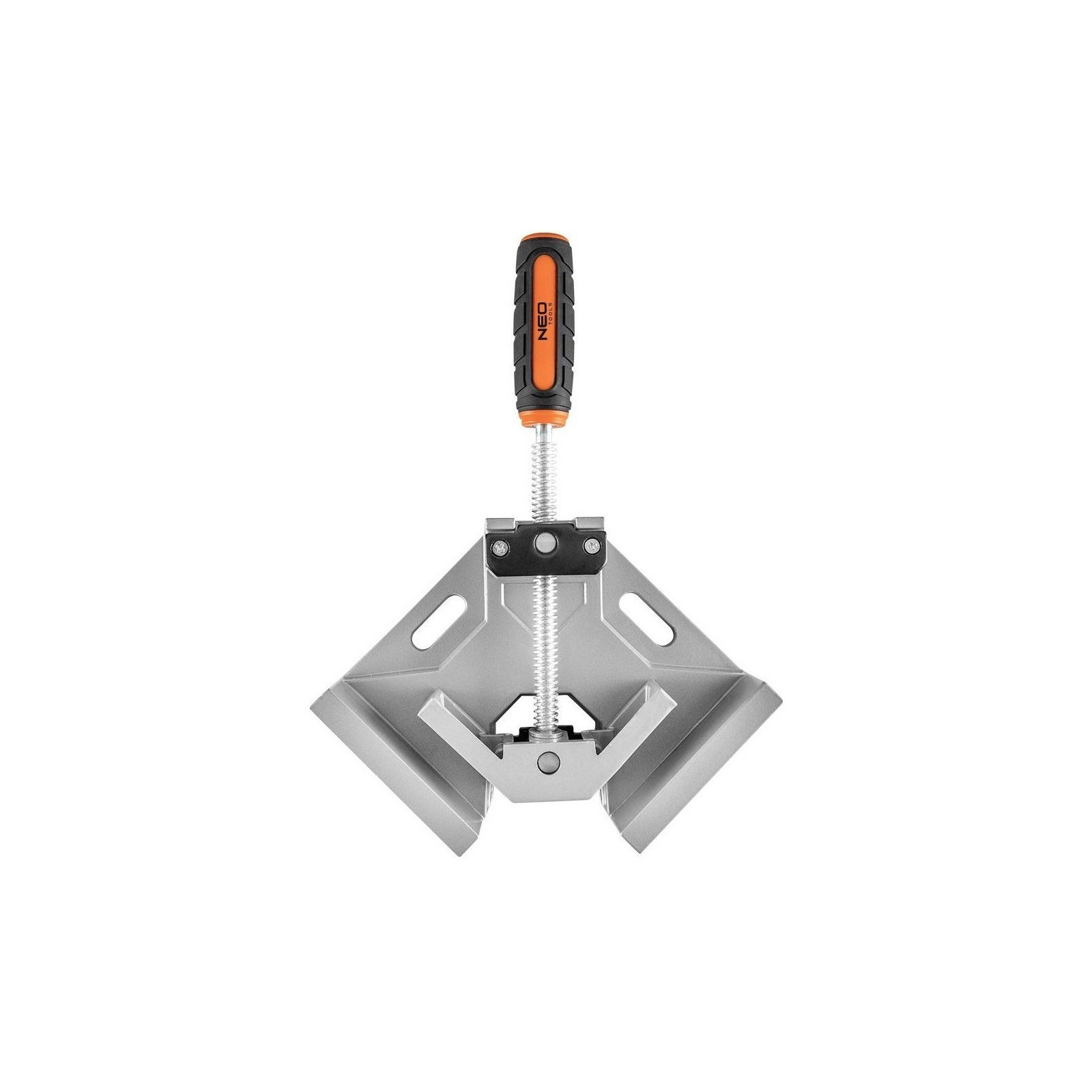 Струбцина Neo Tools кутова, алюмінієва, напрямна 95 мм, 70х70мм (45-490) зображення 2