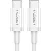Дата кабель USB-C to USB-C 1.5m US264 18W ABS Cover White Ugreen (60519) изображение 2