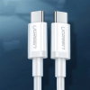 Дата кабель USB-C to USB-C 1.5m US264 18W ABS Cover White Ugreen (60519) изображение 3