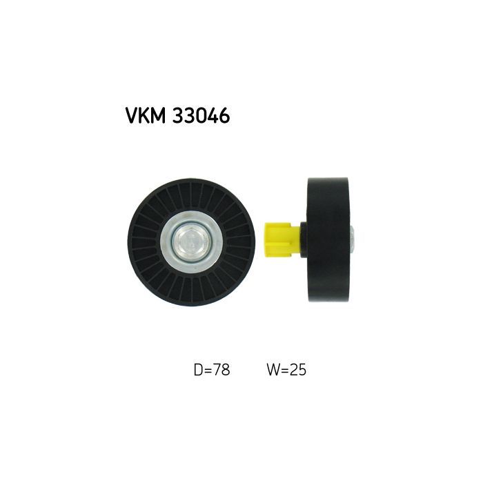 Ролик натяжителя ремня SKF VKM 33046