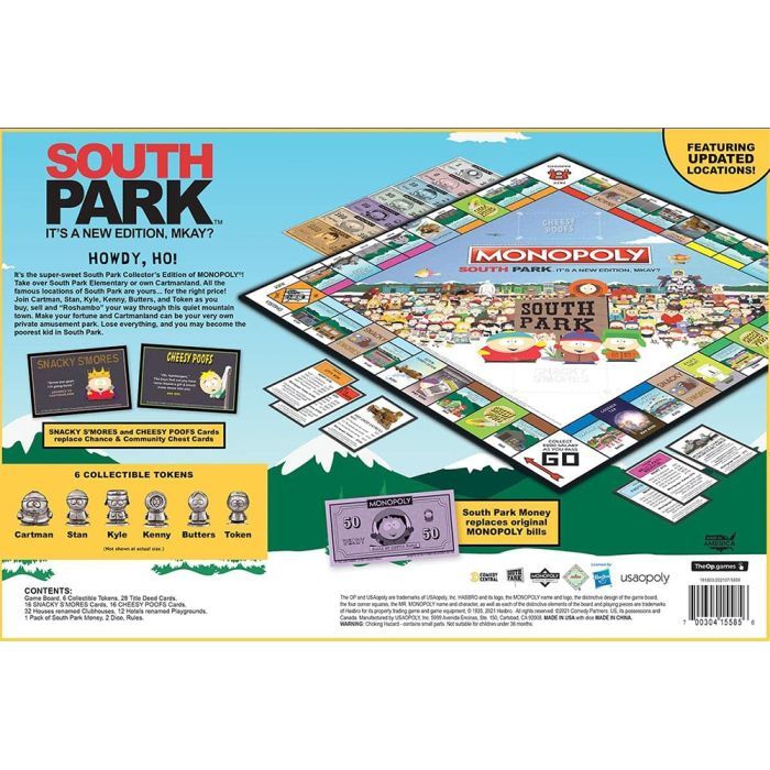 Настільна гра Winning Moves South Park Monopoly (WM01956-EN1-6) зображення 4