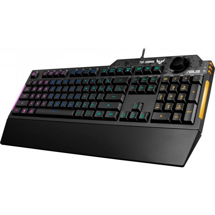 Клавиатура ASUS TUF Gaming K1 USB UA Black (90MP01X0-BKMA00) изображение 2