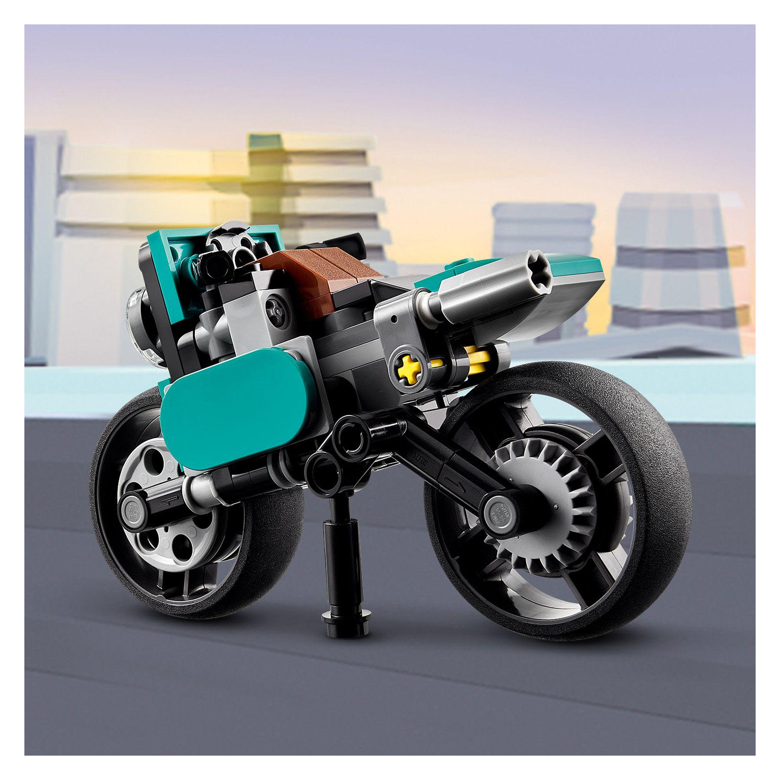 Конструктор LEGO Creator Винтажный мотоцикл 128 деталей (31135) изображение 4