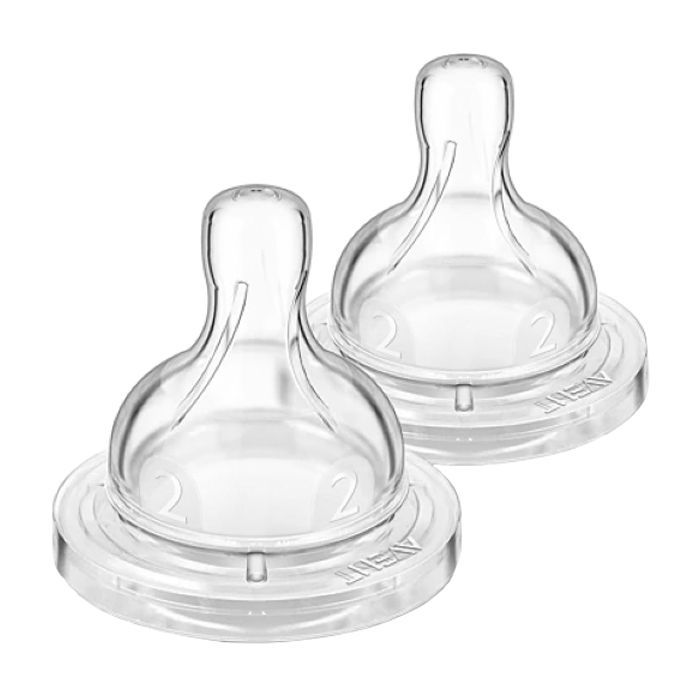 Соска Philips AVENT Анти-Колик, медленный поток 1+ мес 2 шт (SCY762/02)