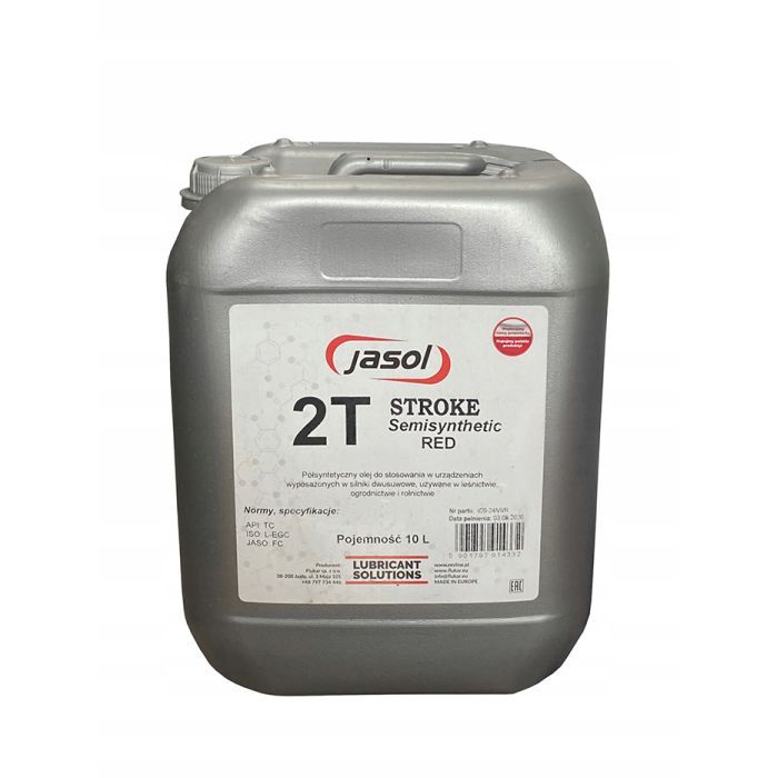 Моторное масло JASOL 2T Stroke OIL Semisynthetic TC RED 1л (2TR1DS)